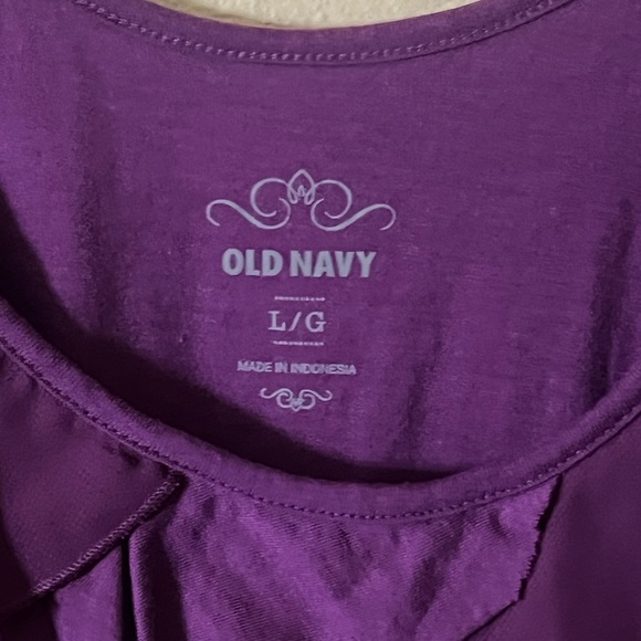 Purple Ruffle Top - Picture 2 of 3